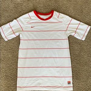 Striped Nike Soccer Jersey